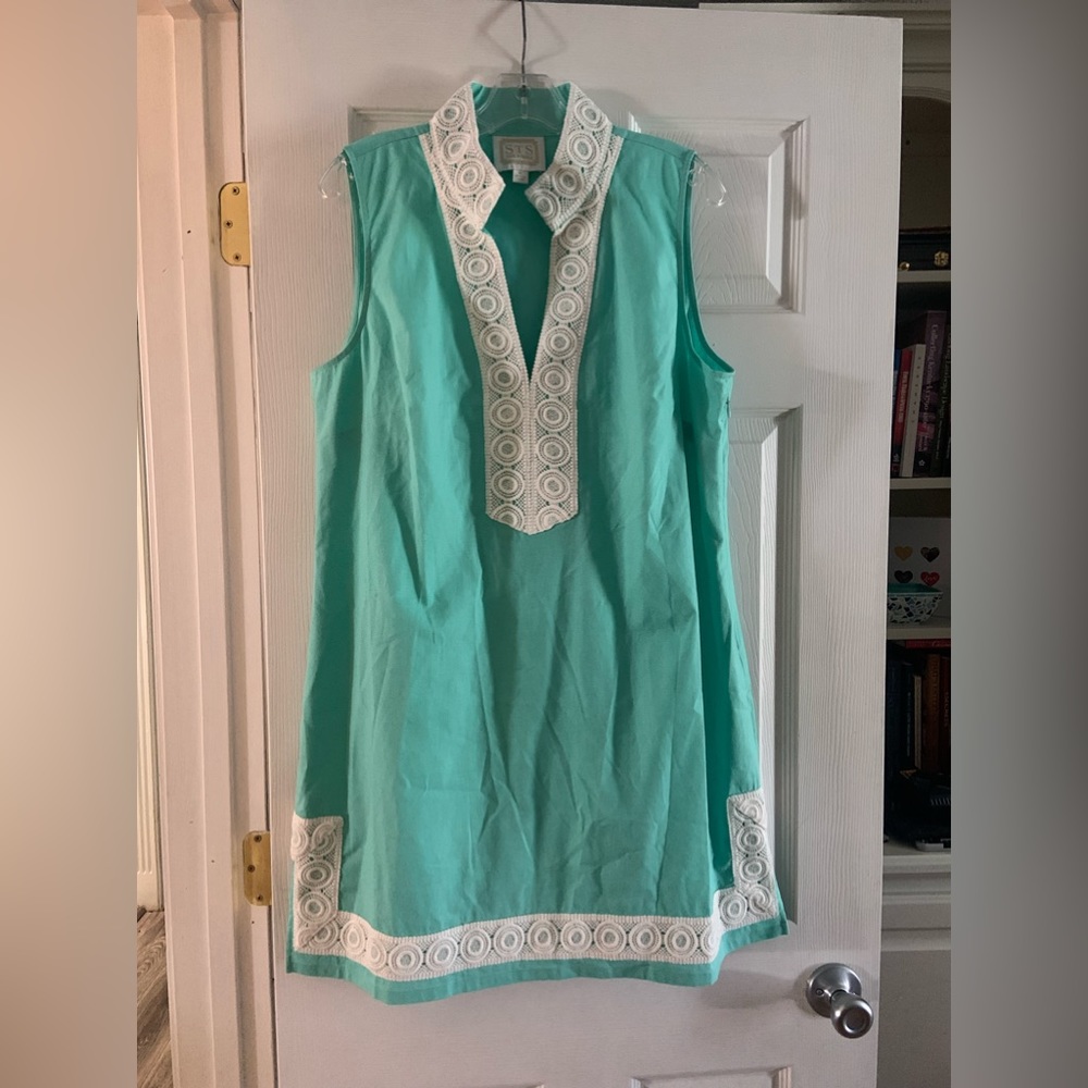 Mint green dress